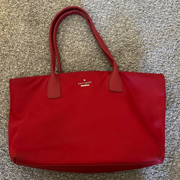 Kate Spade Cherry Red Tote Bag - Picture 1 of 3